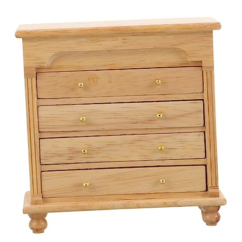 DRESSOOS Unlackierter Mini Holzschrank für Puppenhaus DIY Dekorativer Kleiner Schrank für Puppenstube und Mini Deko Leichtes Natürliches Holzmöbelmodell DRESSOOS Unlackierter Mini Holzschrank für Puppenhaus DIY Dekorativer Kleiner Schrank für Puppenstube und Mini Deko Leichtes Natürliches Holzmöbelmodell von DRESSOOS