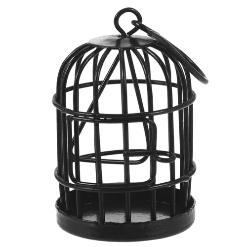 DRESSOOS Vintage Miniatur Vogelkäfig Aus Eisen Für Dekoration Kleine Hängende Vogelcage Für Bonsai Und Puppenhaus Für Garten Und Wohnraumgestaltung DRESSOOS Vintage Miniatur Vogelkäfig Aus Eisen Für Dekoration Kleine Hängende Vogelcage Für Bonsai Und Puppenhaus Für Garten Und Wohnraumgestaltung von DRESSOOS