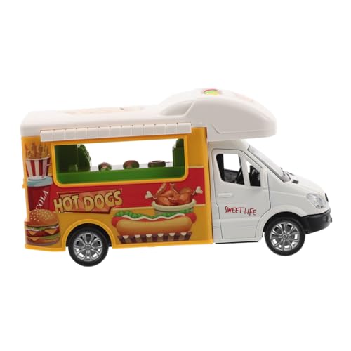 DRESSOOS Wear Resistant Hamburger Truck Toy für Kompakter Pullback Auto für Rollenspiele und Kreative Szenarien Lifelike Modell für Imaginäres mit Eltern Junge Mädchen Bindung DRESSOOS Wear Resistant Hamburger Truck Toy für Kompakter Pullback Auto für Rollenspiele und Kreative Szenarien Lifelike Modell für Imaginäres mit Eltern Junge Mädchen Bindung von DRESSOOS