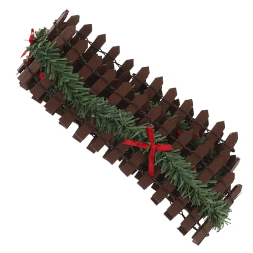 DRESSOOS Weihnachtsgartenzaun Kleiner Lattenzaun Outdoor- Miniaturzaun für Weihnachtsgärten Holzzaun für Mikrolandschaft Miniatur-Gartenzaun Miniaturhandwerksvorräte hölzern Coffee DRESSOOS Weihnachtsgartenzaun Kleiner Lattenzaun Outdoor- Miniaturzaun für Weihnachtsgärten Holzzaun für Mikrolandschaft Miniatur-Gartenzaun Miniaturhandwerksvorräte hölzern Coffee von DRESSOOS