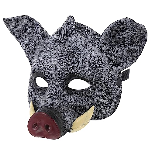 DRESSOOS Wildschwein Maske Halloween Wildschweinmaske Interessante Tiermaske Für Kostümpartys Cosplay Und Maskerade Graue Dekorationsmaske Für Unvergessliche Feiern Und Veranstaltungen DRESSOOS Wildschwein Maske Halloween Wildschweinmaske Interessante Tiermaske Für Kostümpartys Cosplay Und Maskerade Graue Dekorationsmaske Für Unvergessliche Feiern Und Veranstaltungen von DRESSOOS