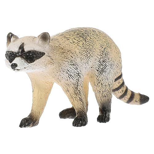 DRESSOOS Wissenschaft Und Bildung Simulation Wildtiermodell Waschbär Kognitive Ornamente Waschbärmodelle Wildtierfigur Waschbärfiguren Lernspielzeug Wildtierdekor von DRESSOOS