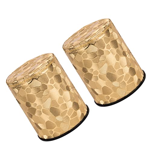 DRESSOOS 2Stücke Set Zylindrische Würfelbecher aus Leder Betrugs Würfelbox mit Goldenem Stücke für Ktv und Lustige Spielabende DRESSOOS 2Stücke Set Zylindrische Würfelbecher aus Leder Betrugs Würfelbox mit Goldenem Stücke für Ktv und Lustige Spielabende von DRESSOOS