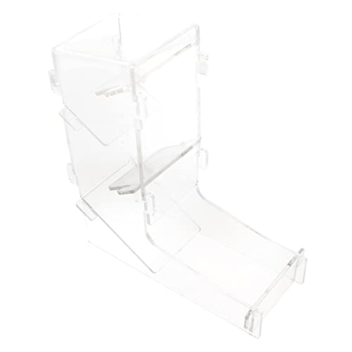 DRESSOOS Würfelturm Würfelspielturm Würfelspiel Set Würfelrollturm Würfelspender Brett Rollenspielzubehör Würfelzubehör Spielbedarf Transparenter Würfelhalter Würfelspielzeug Turm von DRESSOOS