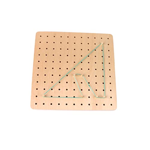 DRESSOOS pädagogische geometrische nagelplatte Puzzle Spielzeug Gummiband Lehrmittel Hölzern von DRESSOOS