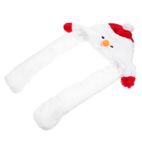 DRESSOOS Lustige Weihnachts-Cosplay-Mütze mit beweglichen Ohren Wintermütze für Partyzubehör Plüschmütze für Halloween-Kostüm DRESSOOS Lustige Weihnachts-Cosplay-Mütze mit beweglichen Ohren Wintermütze für Partyzubehör Plüschmütze für Halloween-Kostüm von DRESSOOS