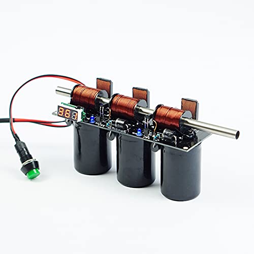 High-Voltage Integrated electromagnetic Gun Multi-Stage DIY Coil Gun kit Physics Experiment Teaching Science and Education Model High-Voltage Integrated electromagnetic Gun Multi-Stage DIY Coil Gun kit Physics Experiment Teaching Science and Education Model von DRFGHK