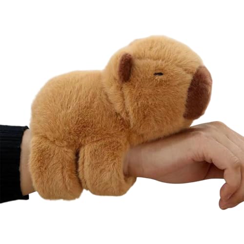 DRJCKOLOTH Capybara Handgelenk-Spielzeug,Simulation Capybara Plüschtier,Weiche Plüschtier Capybara Kuscheltier,Plüschtier Kinder Kleine Mitbringsel Für Kinder von DRJCKOLOTH
