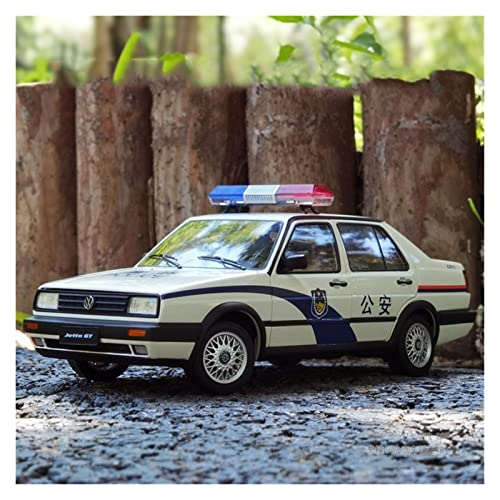 DRModel Motorfahrzeuge Replika Auto 1:18 Für Volkswagen Jetta Polizeiauto Legierung Druckgussauto Modell Erwachsene Sammlung Dekorative Ornamente Originalgetreue Nachbildung (Color : B) von DRModel