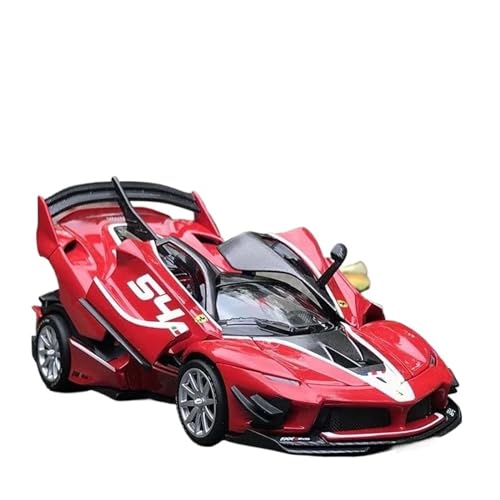 DRModel Motorfahrzeuge Replika Auto 1:32 Für Ferrari FXX K EVO Legierung Sportwagen Modell Druckguss Racing Mini Fahrzeuge Sound Licht Simulation Originalgetreue Nachbildung (Color : Red) von DRModel