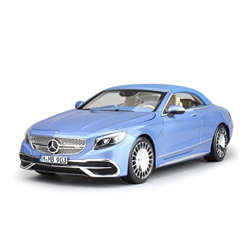 DRModel Motorfahrzeuge Replika Auto Boutique 1:18 Für Benz S650 Maybach Cabrio Replica Auto Diecast Sportwagen Modell Adult Collectionr Spielzeugauto Originalgetreue Nachbildung von DRModel