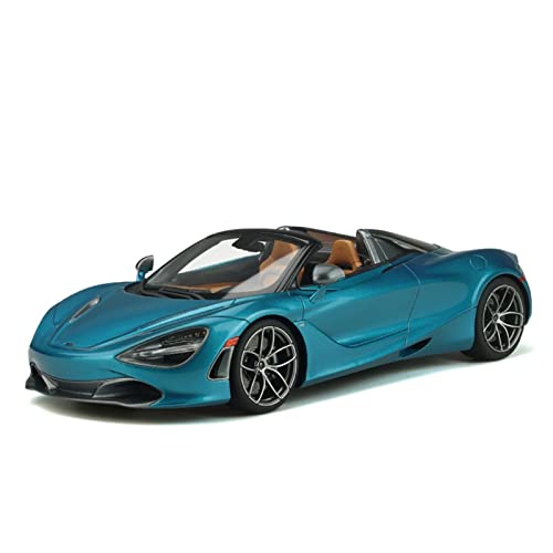 DRModel Motorfahrzeuge Replika Auto Boutique 1:18 Für McLaren 720S Cabrio Diecast Super Sportwagen Modell Spielzeug Erwachsene Sammlung Originalgetreue Nachbildung (Color : Blue) von DRModel