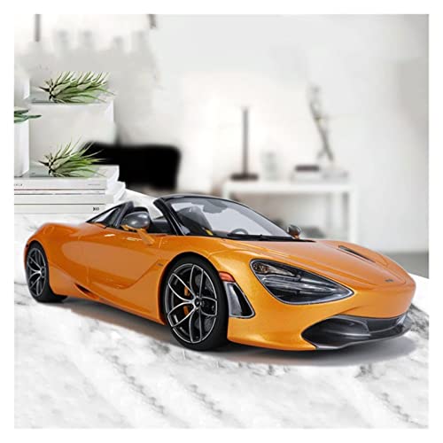 DRModel Motorfahrzeuge Replika Auto Boutique 1:18 Für McLaren 720S Cabrio Diecast Super Sportwagen Modell Spielzeug Erwachsene Sammlung Originalgetreue Nachbildung (Color : Brown) von DRModel