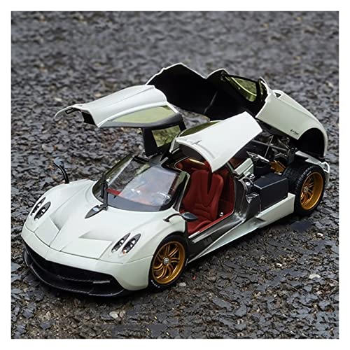 DRModel Motorfahrzeuge Replika Auto Boutique 1:18 Für Pagani Fengshen Huayra Static Diecast Super Sportwagen Modell Spielzeug Erwachsene Sammlung Originalgetreue Nachbildung (Color : White von DRModel