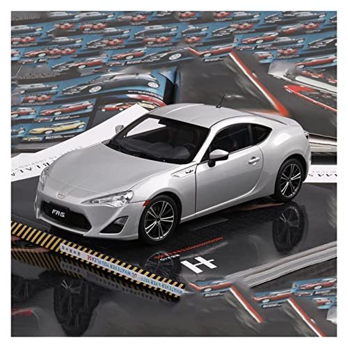 DRModel Motorfahrzeuge Replika Auto Boutique 1:18 Für Toyota Scion FR-S Nordamerikanische Version 86 Diecasts Automodell Adult Collection Originalgetreue Nachbildung (Color : Silver) von DRModel