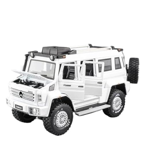 Motorfahrzeuge Replika Auto 1/18 Für Benz Bukhanka UAZ Reisende Legierung Bus Auto Modell Druck Druck Metall Verkehr City Tour Fahrzeuge Simulation Originalgetreue Nachbildung (Color : White) von DRModel