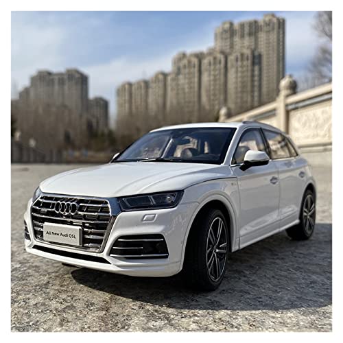 Motorfahrzeuge Replika Auto 1:18 Für Audi Q5l 2018 SUV Simulation Die-Cast Auto Modell Erwachsene Kollektion Dekorative Ornamente Originalgetreue Nachbildung (Color : White) von DRModel