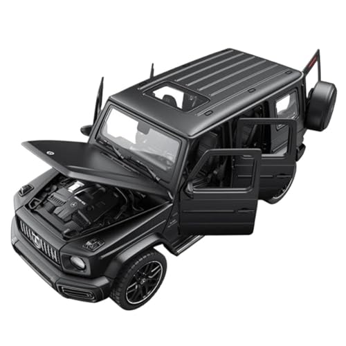 Motorfahrzeuge Replika Auto 1:32 Für Benzs G63 G65 SUV Legierung Auto Modell Diecast Metall Off-Road Fahrzeuge Simulation Sound Und Licht Originalgetreue Nachbildung (Color : Black) von DRModel