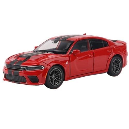 Motorfahrzeuge Replika Auto 1:32 Für Dodge Charger SRT Hellcat Legierung Sport Auto Modell Druck Druck Muscle Fahrzeug Simulation Souvenir Display Originalgetreue Nachbildung (Color : Red) von DRModel