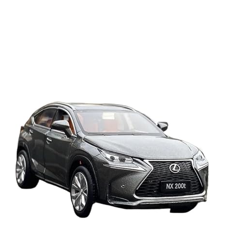 Motorfahrzeuge Replika Auto 1:32 Für Lexus NX200T SUV Legierung Auto Modell Druckguss Fahrzeuge Simulation Sound Und Licht Sammlung Originalgetreue Nachbildung (Color : Chrome) von DRModel