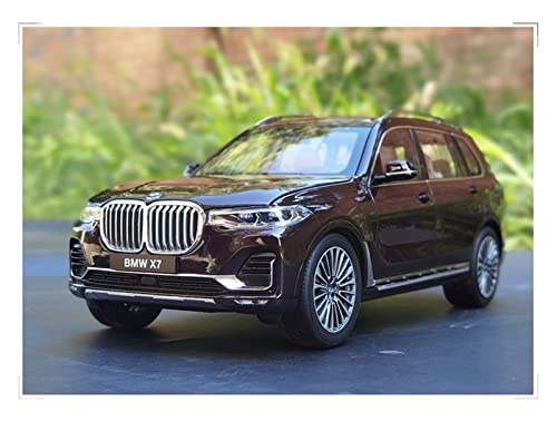 Motorfahrzeuge Replika Auto Boutique 1:18 Für BMW X7 G07 2019 SUV Replica Car, Scale Diecast Car Model Adult Collectionr Model Toy Car Originalgetreue Nachbildung (Color : Brown) von DRModel