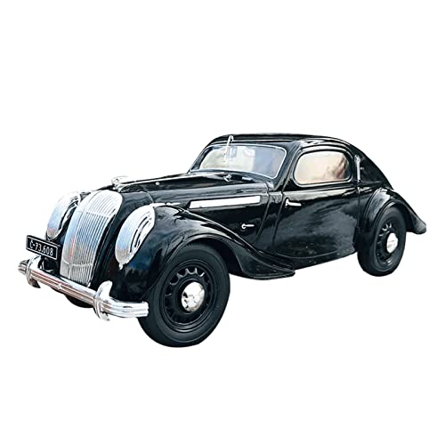 Motorfahrzeuge Replika Auto Boutique 1:18 Für Beliebte Monte Carlos Kodak 1937 Replica Car, Scale Die Cast Car Modell Für Kinder Und Erwachsene Originalgetreue Nachbildung (Color : Black) von DRModel