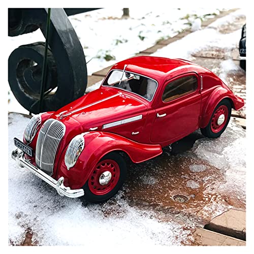 Motorfahrzeuge Replika Auto Boutique 1:18 Für Beliebte Monte Carlos Kodak 1937 Replica Car, Scale Die Cast Car Modell Für Kinder Und Erwachsene Originalgetreue Nachbildung (Color : Red) von DRModel