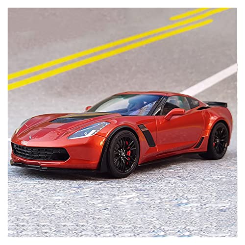 Motorfahrzeuge Replika Auto Boutique 1:18 Für Chevrolet Corvette (C7) Z06 Racing Replica Auto Legierung Diecast Sportwagen Modell Spielzeugauto Dekorativ Originalgetreue Nachbildung von DRModel