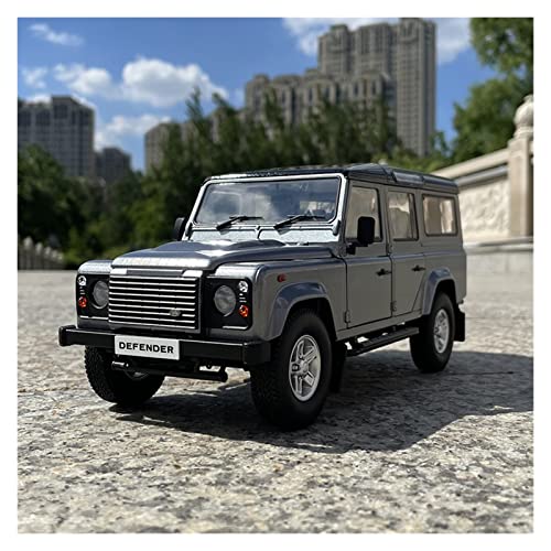 Motorfahrzeuge Replika Auto Boutique 1:18 Für Land Rover Defender 110 Legierung Maßstab Diecasts Automodell Adult Collection Originalgetreue Nachbildung (Color : Silver) von DRModel