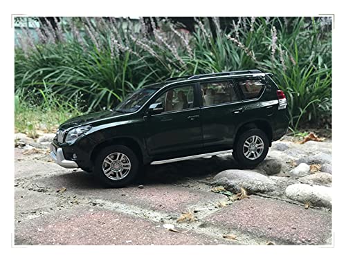 Motorfahrzeuge Replika Auto Boutique 1:18 Für Toyota Land Cruiser Prado SUV Replica Auto Legierung Diecast Auto Modell Adult Collectionr Spielzeugauto Originalgetreue Nachbildung (Color : Green) von DRModel