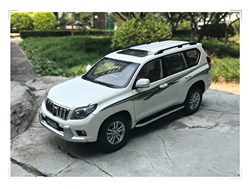 Motorfahrzeuge Replika Auto Boutique 1:18 Für Toyota Land Cruiser Prado SUV Replica Auto Legierung Diecast Auto Modell Adult Collectionr Spielzeugauto Originalgetreue Nachbildung (Color : White with von DRModel