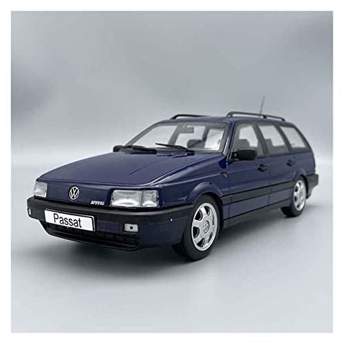 Motorfahrzeuge Replika Auto Boutique 1:18 Für Volkswagen Passat Travel B3 Vr6 Variant ​1988 Replica Car, Scale Diecast Car Model Adult Collection Originalgetreue Nachbildung (Color : Blue) von DRModel