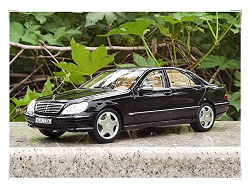 Motorfahrzeuge Replika Auto Boutique 1:18 for Benz S600 W220 Full Drive Replik Auto Diecast Auto Modell Erwachsene Kollektionr Spielzeugauto Originalgetreue Nachbildung (Color : Black) von DRModel