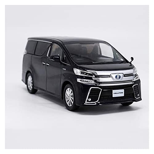 DRModels Motorfahrzeuge Replika Auto 1/30 Für Toyota Alphard MPV Metallsimulationslegierung Geschäftswagenmodell Erwachsene Sammlerdekorationsdisplay Originalgetreue Nachbildung (Color : Black) von DRModels