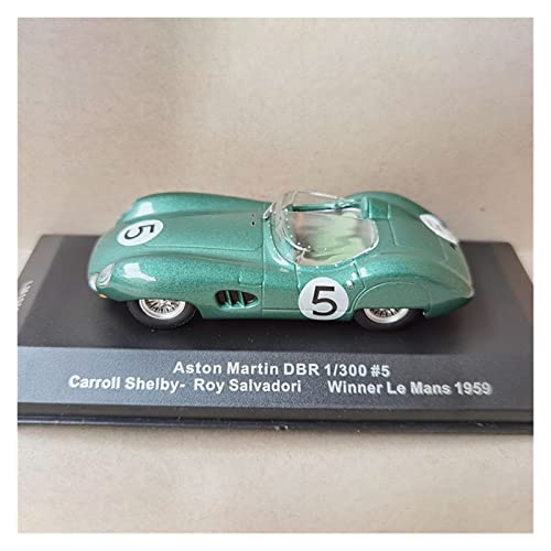 DRModels Motorfahrzeuge Replika Auto 1/43 Für Aston Martin DBR #5 1959 Alu-Druckguss-Rennwagen-Modellsimulationsfahrzeug Für Erwachsene Sammlerstück Originalgetreue Nachbildung von DRModels
