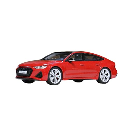 DRModels Motorfahrzeuge Replika Auto 1/64 Für Audi RS7 C8 Sportback 2021 Statische Legierung Diecast Automodellsimulation Sammlerstück Ornament Souvenir Originalgetreue Nachbildung (Color : Titanium) von DRModels