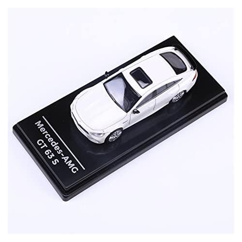 DRModels Motorfahrzeuge Replika Auto 1/64 Für Benz Benz AMG GT 63S Statische Legierung Druckguss Sportwagen Modellsimulation Sammlerstück Ornament Souvenir Originalgetreue Nachbildung (Color : White) von DRModels