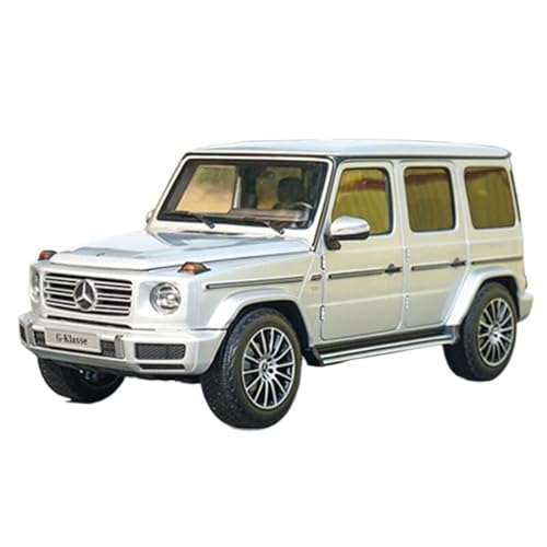 DRModels Motorfahrzeuge Replika Auto 1:18 Legierungsdruckguss-Automodell Für Benz G500 SUV Scale Replica Cars Collection Souvenirs Überraschungsgeschenk Originalgetreue Nachbildung (Color : Silver) von DRModels