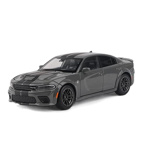 DRModels Motorfahrzeuge Replika Auto 1:32 Für Dodge Charger SRT Alloy Sportwagenmodell Diecast Metal Vehicle Collection Geschenk Mit Soundlicht Originalgetreue Nachbildung (Color : Titanium) von DRModels