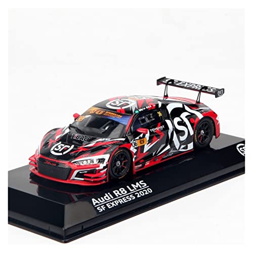 DRModels Motorfahrzeuge Replika Auto 1:43 Für Audi R8 LMS SF Express 2020 Replik Auto Legierung Sportwagen Modell Diecast Fahrzeuge Statische Sammlung Originalgetreue Nachbildung von DRModels