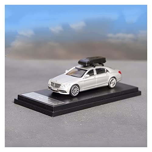 DRModels Motorfahrzeuge Replika Auto 1:64 Für Benz S-KLASSE S-Klasse S600 Luxusautomodell Legierung Druckgussfahrzeug Erwachsene Sammlung Geschenkdisplay Originalgetreue Nachbildung (Color : Silver) von DRModels