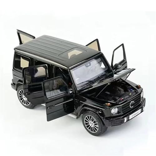 DRModels Motorfahrzeuge Replika Auto Simulation Im Maßstab 1:18 Für Benz G500 SUV-Automodell, Metalldruckguss-Spielzeug, Statische Anzeige Originalgetreue Nachbildung (Color : Black) von DRModels