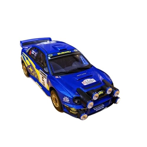 DRModels Motorfahrzeuge Replika Auto Simulation Im Maßstab 1:18 Für Subaru-Mode-Rennwagenmodell, Metalldruckguss-Spielzeug, Statische Anzeige Originalgetreue Nachbildung von DRModels