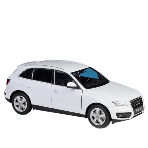 Motorfahrzeuge Replika Auto 1/24 Für Audi Q5 SUV Legierung Auto Modell Diecast Metall Fahrzeuge Auto Modell Simulation Souvenir Display Originalgetreue Nachbildung (Color : White) von DRModels