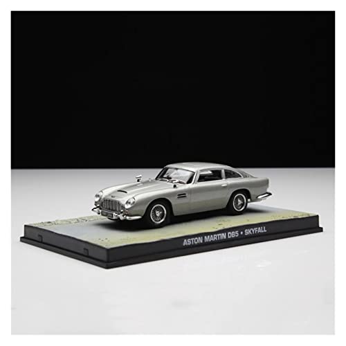 Motorfahrzeuge Replika Auto 1/43 Für Aston Martin DB5 Skyfall 007 Simulation Automodell Metall Diecast Fahrzeug Erwachsenensammlung Souvenir Originalgetreue Nachbildung von DRModels