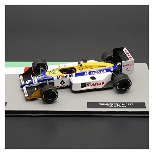 Motorfahrzeuge Replika Auto 1/43 Für Honda Williams FW11B 1987 Nelson Piquet Diecast Alloy Racing Car Model Collection Souvenir Display Originalgetreue Nachbildung von DRModels