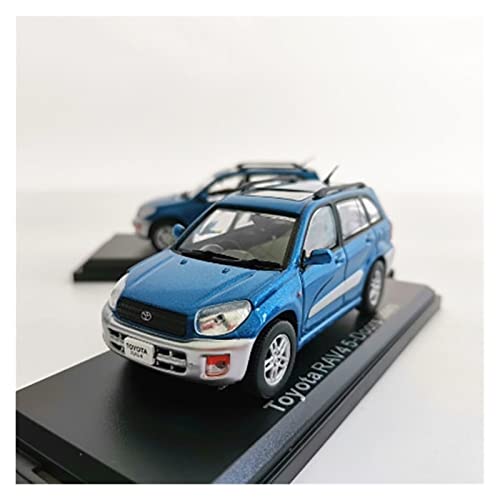 Motorfahrzeuge Replika Auto 1/43 Für Toyota RAV4 2001 Simulation Klassisches Automodell Metalldruckguss Fahrzeug Erwachsenensammlung Souvenir Originalgetreue Nachbildung von DRModels