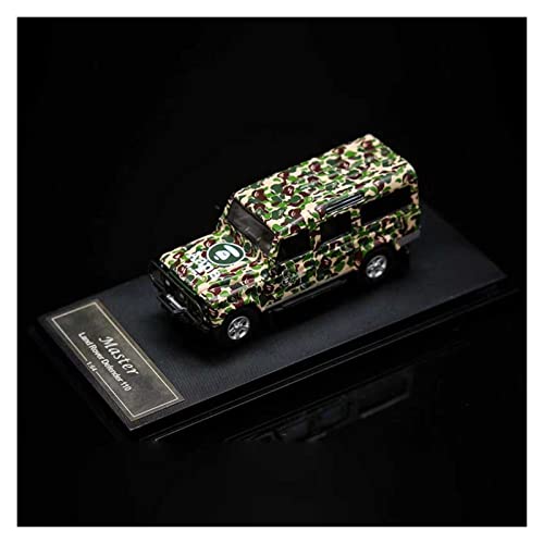 Motorfahrzeuge Replika Auto 1/64 Für Land Rover Defender 110 Camouflage Alloy Diecast Offroad-Automodell-Simulationsfahrzeug Sammlerstück Originalgetreue Nachbildung von DRModels