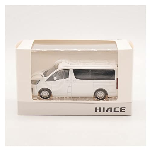 Motorfahrzeuge Replika Auto 1/64 Für Toyota Hiace 300 Simulation Diecast Alloy Classic Business Car Model Collection Souvenir Ornament Originalgetreue Nachbildung (Color : White) von DRModels