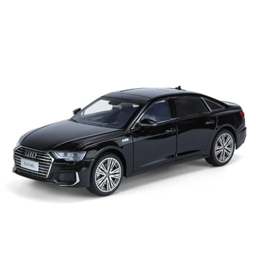 Motorfahrzeuge Replika Auto 1:18 Für Audi A6 Legierung Diecast Metall Fahrzeug Auto Modell Sammlung Sound Und Licht Hohe Simulation Originalgetreue Nachbildung (Color : Black) von DRModels